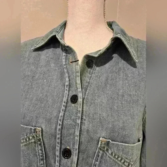 NWT Massimo Dutti Jean Jacket Size XL - Picture 4 of 9